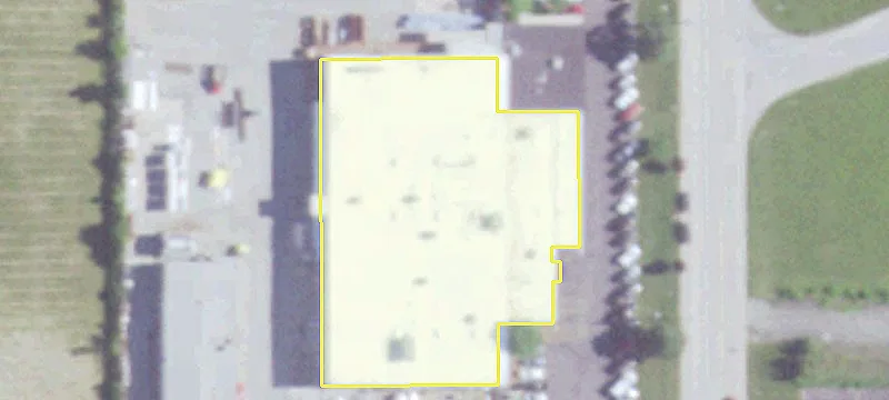 Manufacturing Building with Fenced Yard