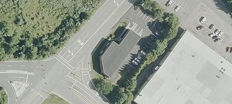Brick Office Building with Three Units