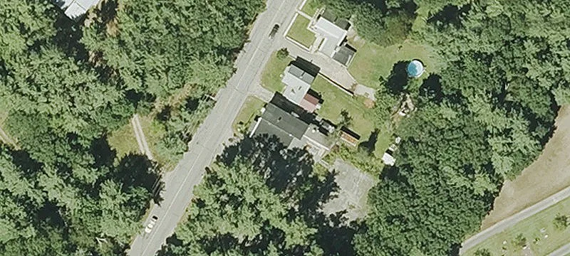Restaurant and Apartment Building