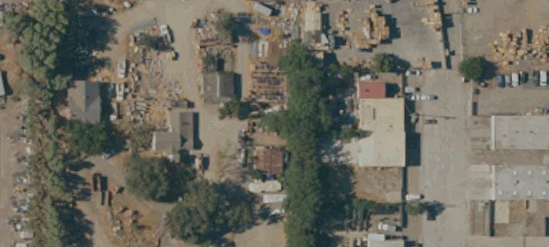 Fenced Industrial Yard Site