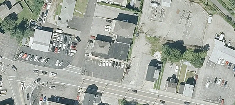 Mixed-Use Strip Center with Parking