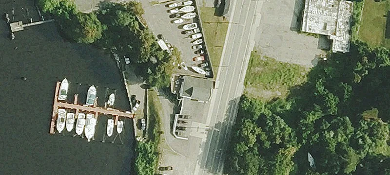 Waterfront Commercial Land with Service Bay
