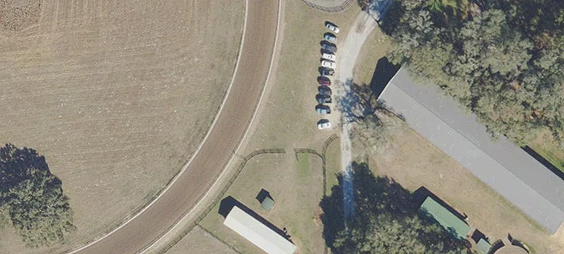 Horse Training Facility with Multiple Barns
