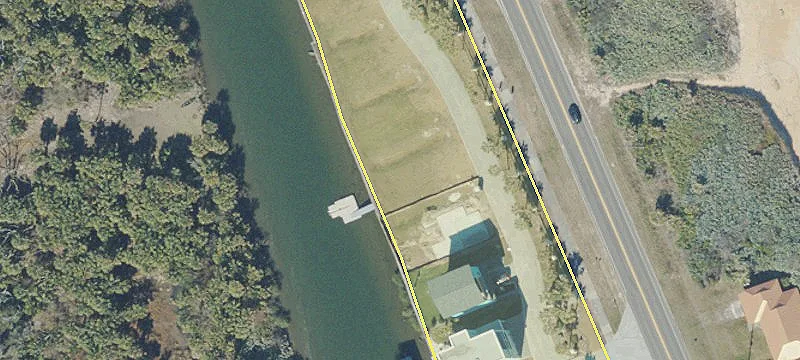 Waterfront Land with Floating Dock