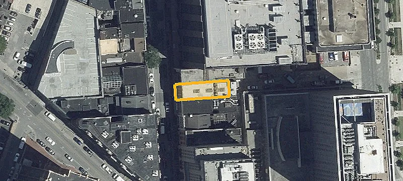 Vacant Mixed-Use Retail Building