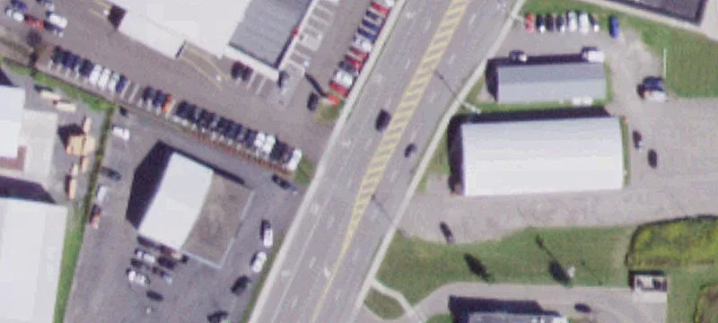 Commercial Land with Wide Driveway