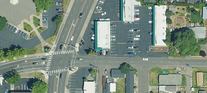 Neighborhood Retail Center with Multiple Buildings