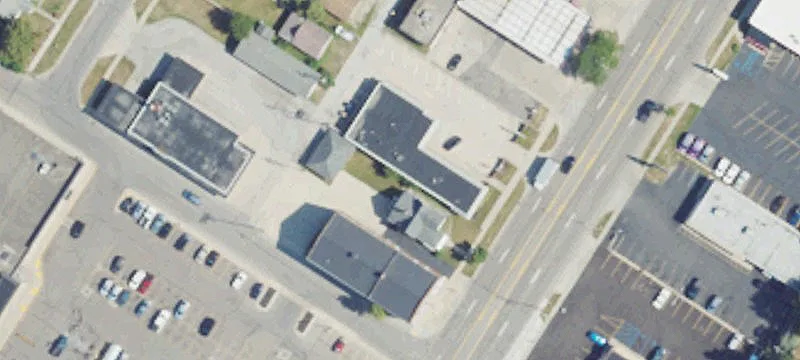 Front-Gable Mixed-Use Retail Building