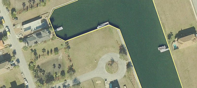 Waterfront Canal Homesite with Dock