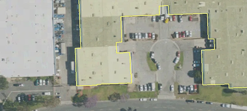 Industrial Warehouse with Loading Zones