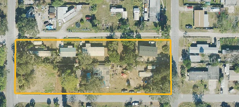 Partially Wooded Vacant Land Lot