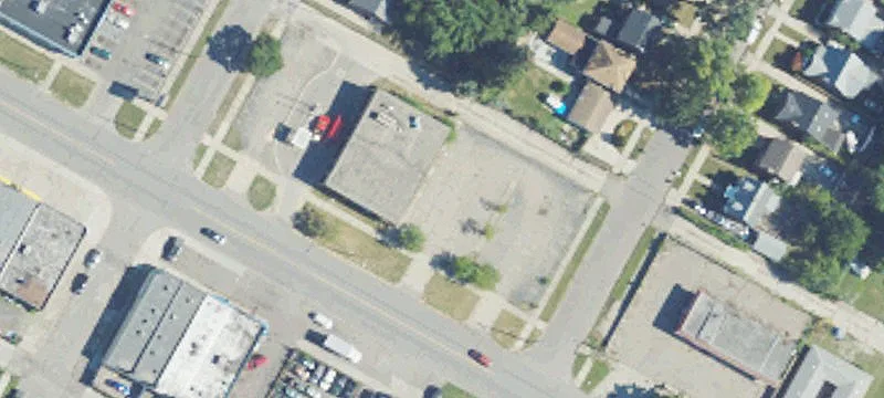 Bank Building with Drive-Thru