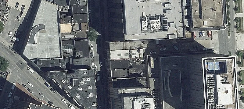 Vacant Mixed-Use Retail Building