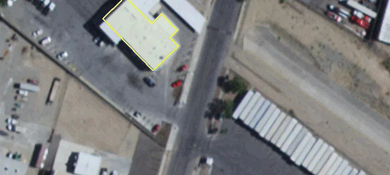 Fenced Industrial Yard Land