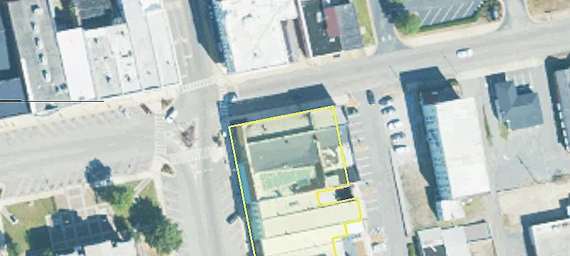 Corner Retail and Office Building