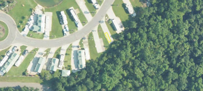 RV Resort Backing Protected Woodlands