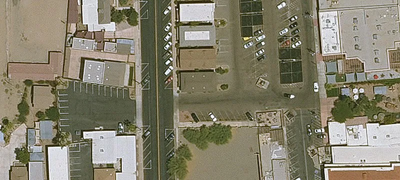 Paved Development Parking Lot