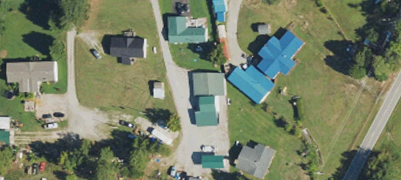 Land with Brook and Hardwood Trees