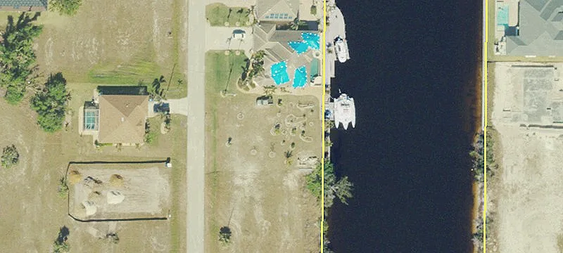 Gulf Access Waterfront Land with Dock