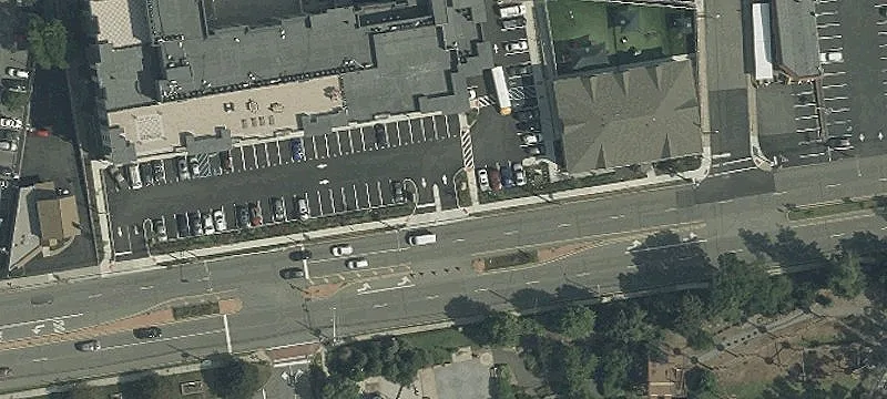 Luxury Apartment Building with Rooftop Decks