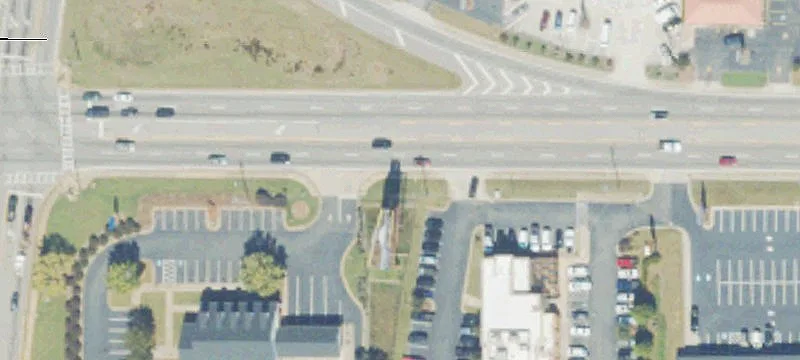 Restaurant Building in Front of Kroger