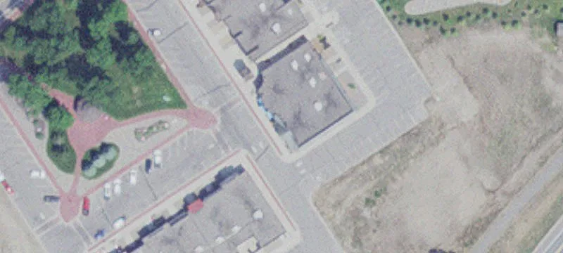 Corner Lot Retail-Style Office Building
