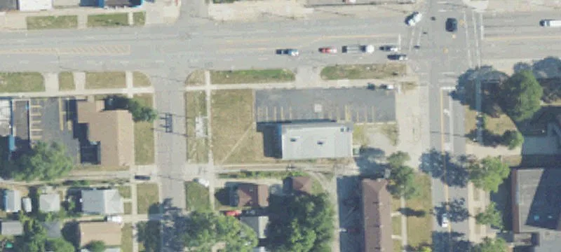 Corner Retail Pharmacy Building