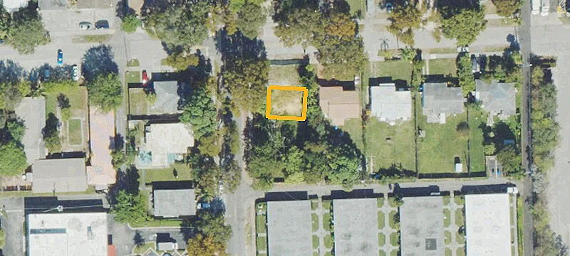 Corner Development Site with Approved Plans