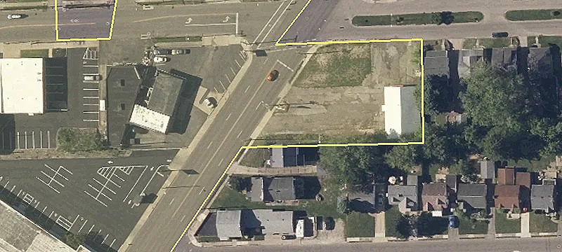 Corner-Lot Retail Store with Drive-Through