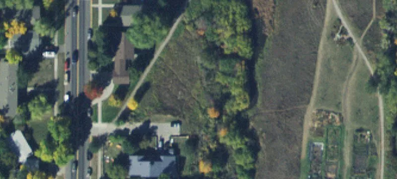 Vacant Triangular Residential Lot