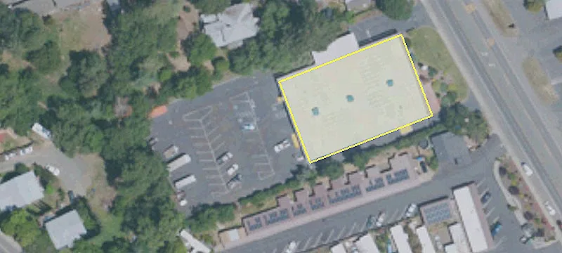 Fenced Warehouse with Roll-Up Door