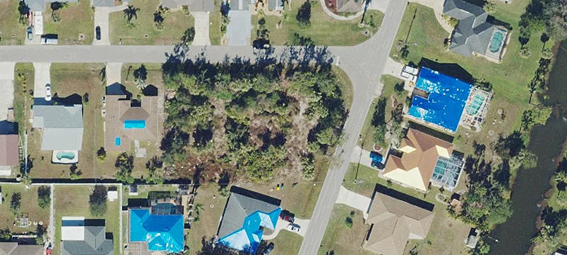 Oversized Corner Lot in Residential Section