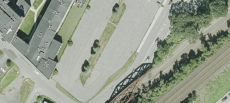 Paved Development Site with BG-6 Zoning