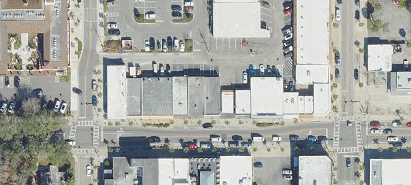 Single-Story Downtown Commercial Building
