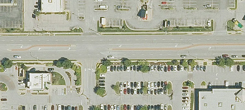 Neighborhood Retail Center at Signalized Corner