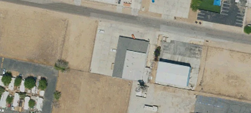 Commercial Shopping Center with Large Parking