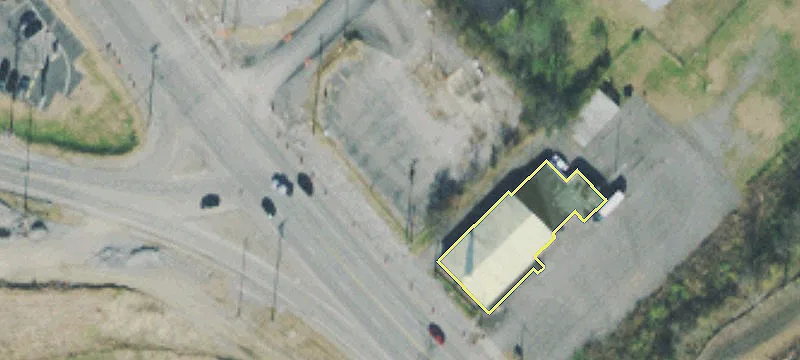 Paved, Fenced Parking Lot