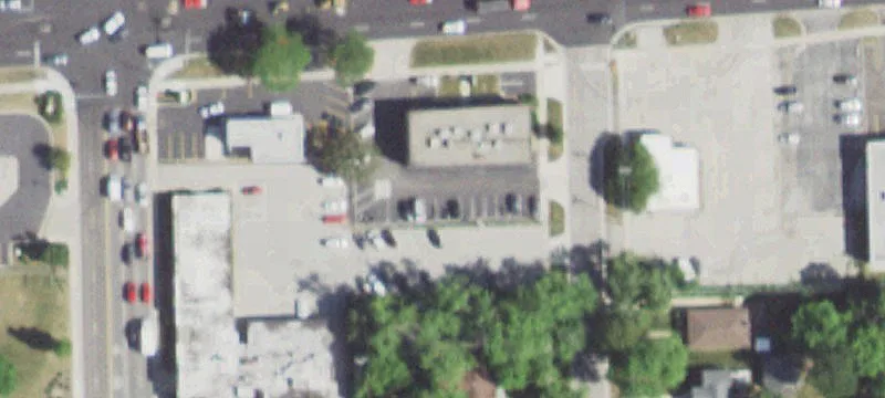 Drive-Through Restaurant with Monument Signage