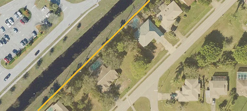 Partially Cleared Residential Lot