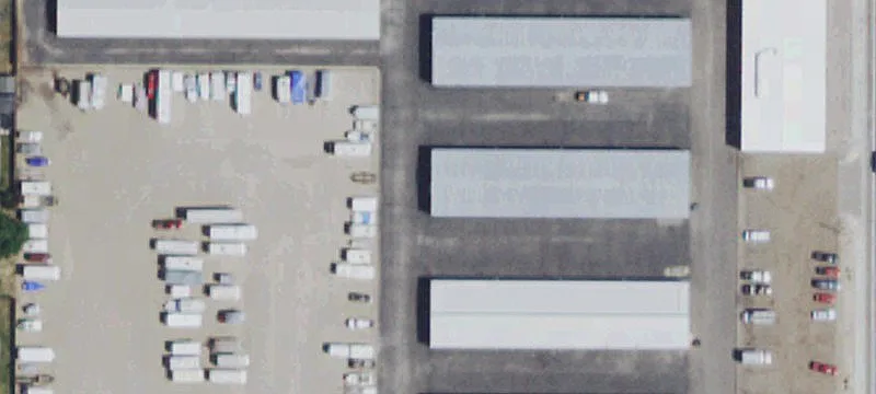 Industrial Yard with Covered Storage
