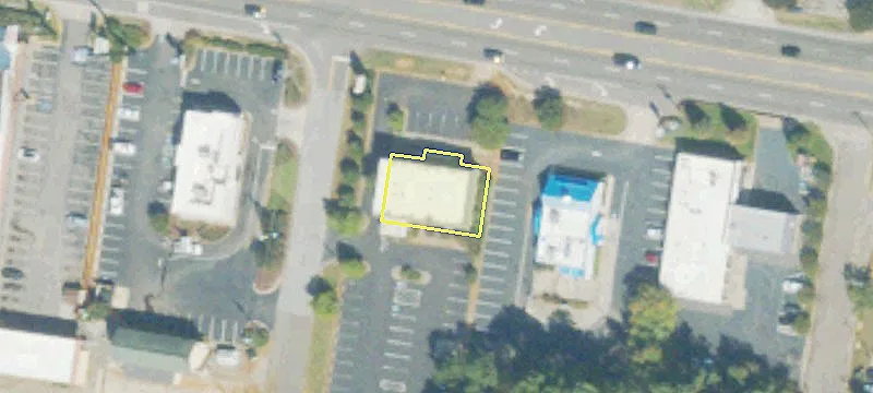 Corner Office Building with Pylon Sign