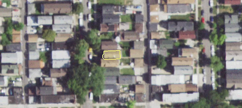 Brick Two-Flat with 4-Car Garage