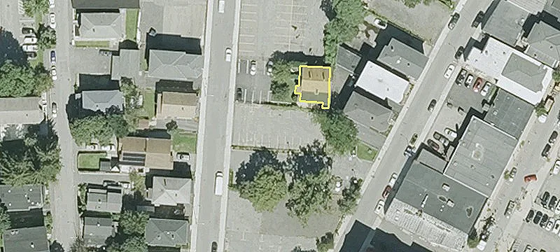 Paved Parking Lot Near Canal District