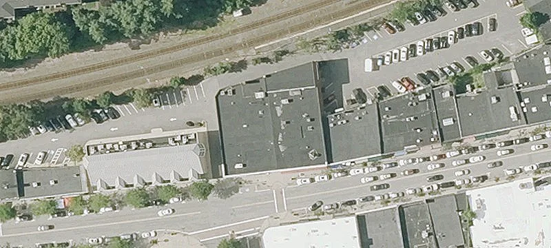 Two-Building Retail Storefront Block