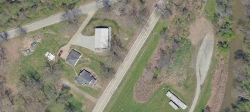 Fenced Truck Terminal Parking Lot