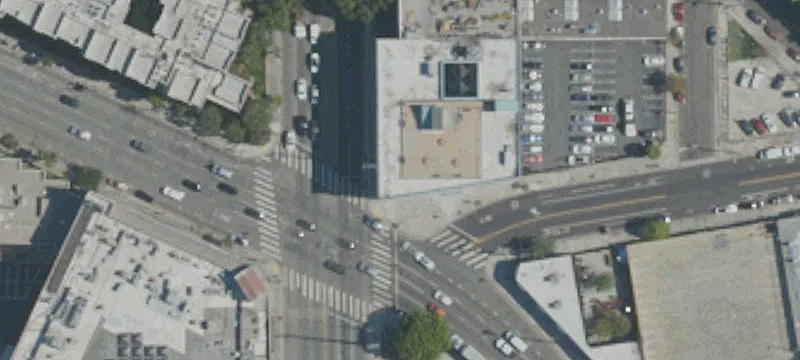 Corner Retail and Office Building