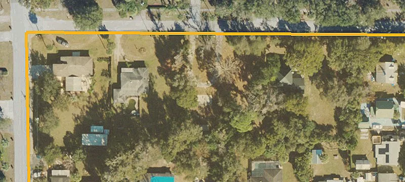 Vacant Land with Circular Driveway