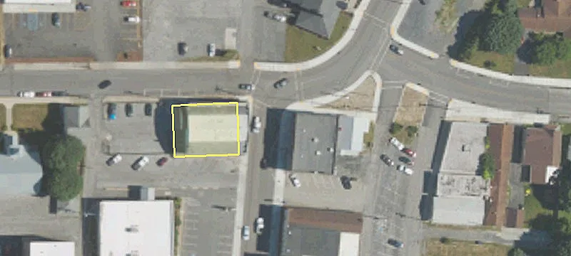 All-Brick Corner Commercial Building