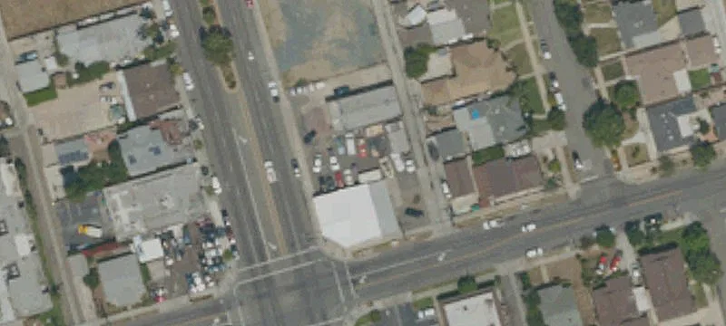 Remodeled Corner Retail Building