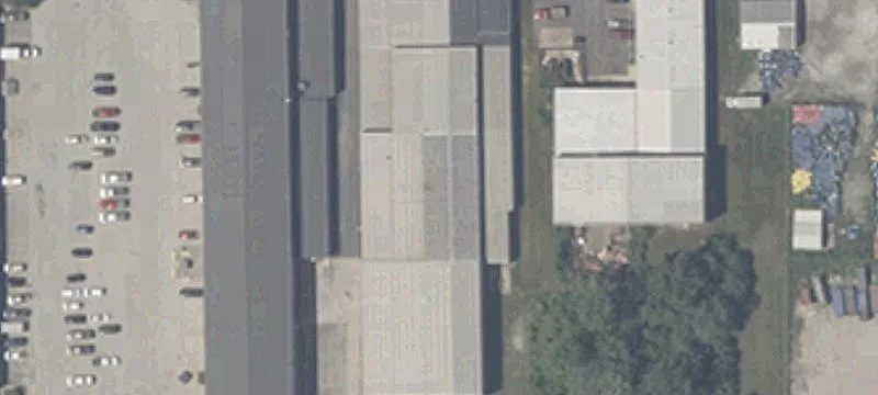 Industrial Warehouse with Bridge Cranes